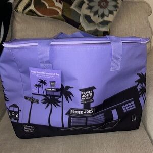 Trader Joe’s large insulated bag lavender